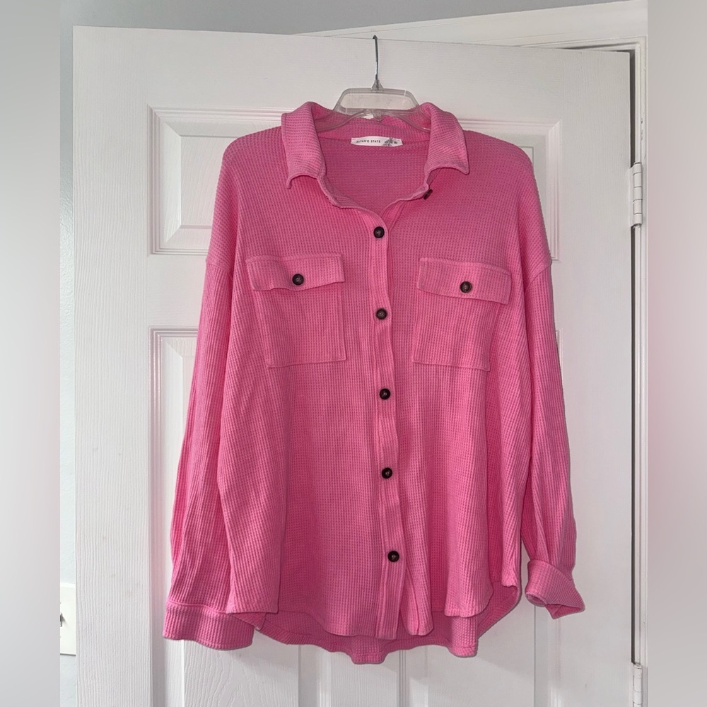 Pink Altar’d State Button Up!